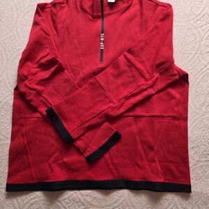 Express Men's Red Zip-Up Sweater